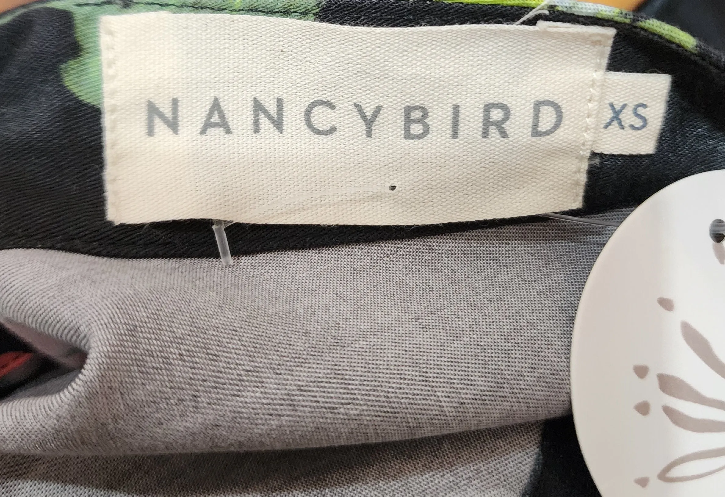 Nancybird black jumpsuit size XS (best fits 6-8) please note: minor issue