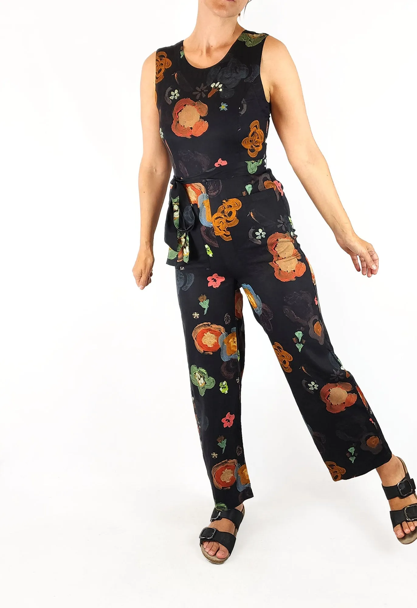 Nancybird black jumpsuit size XS (best fits 6-8) please note: minor issue