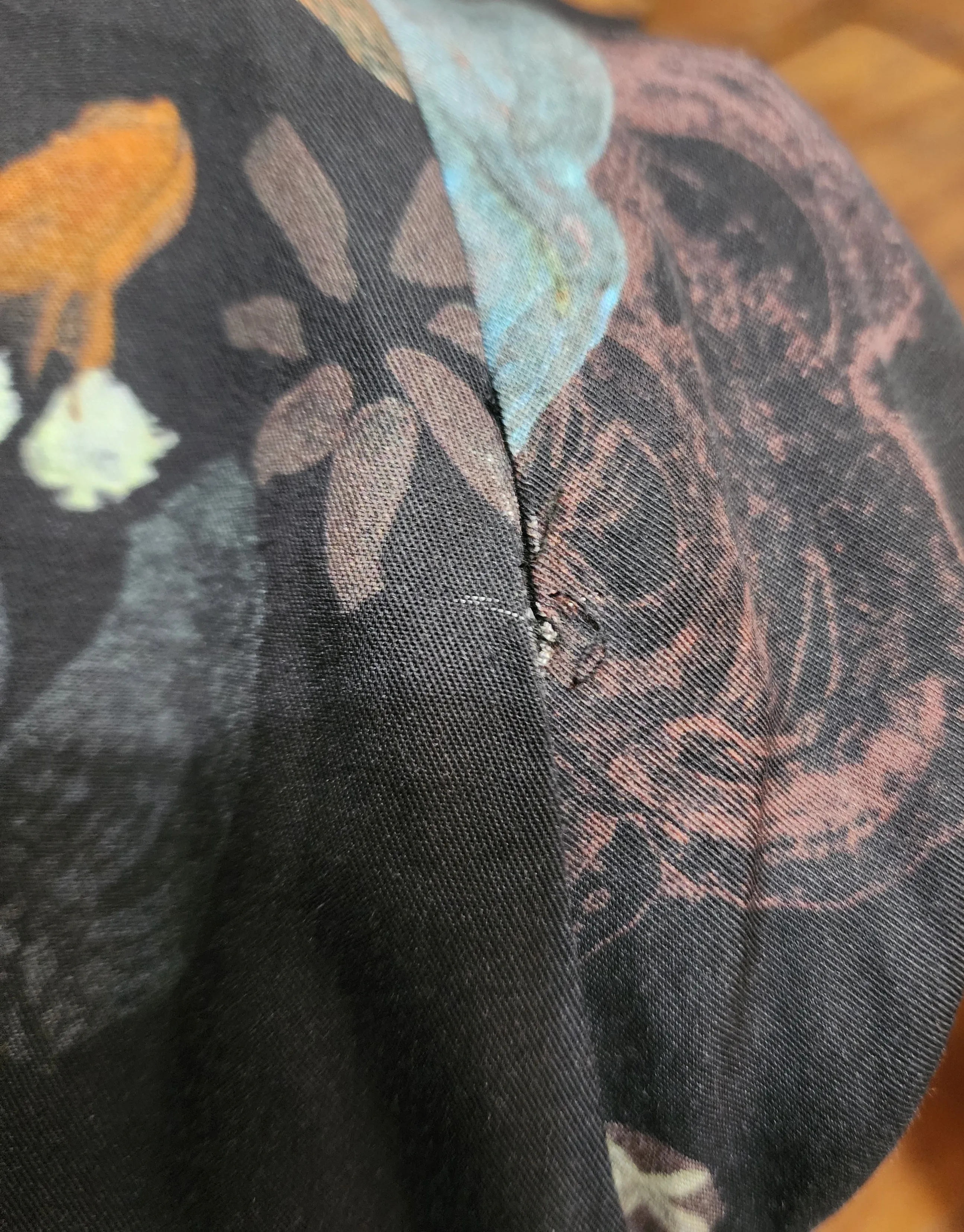 Nancybird black jumpsuit size XS (best fits 6-8) please note: minor issue