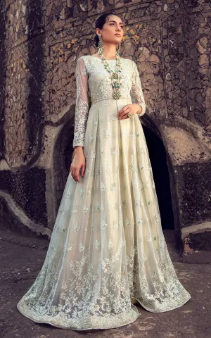 Net Embroidered Maxi for Wedding Party #Y6140