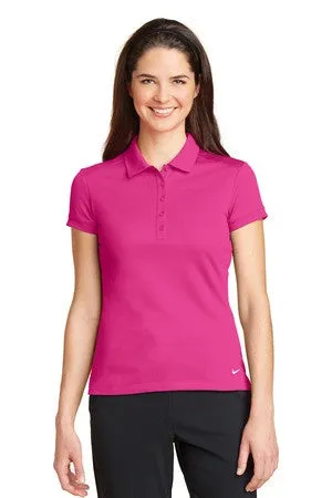 Nike Golf Ladies Dri-FIT Solid Icon Pique Polo. 746100