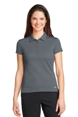 Nike Golf Ladies Dri-FIT Solid Icon Pique Polo. 746100