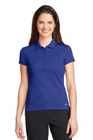 Nike Golf Ladies Dri-FIT Solid Icon Pique Polo. 746100
