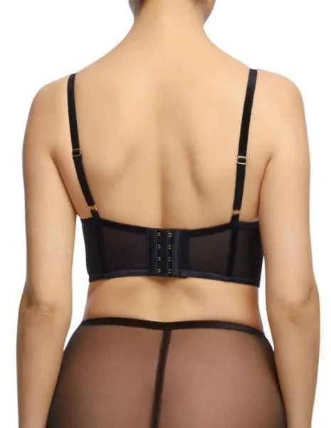 Nocturnelle Longline Bra - Black -