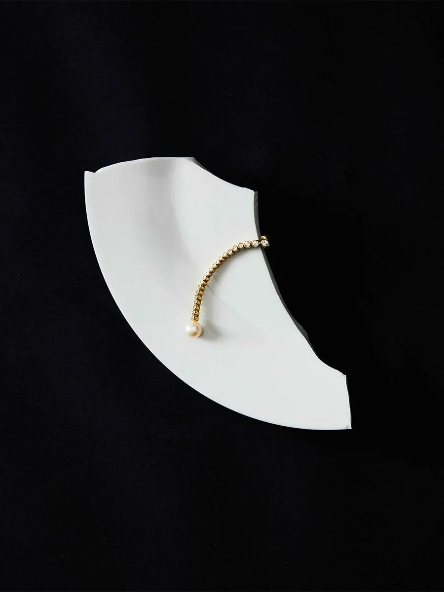 Odile Chandelier Earrings - Gold