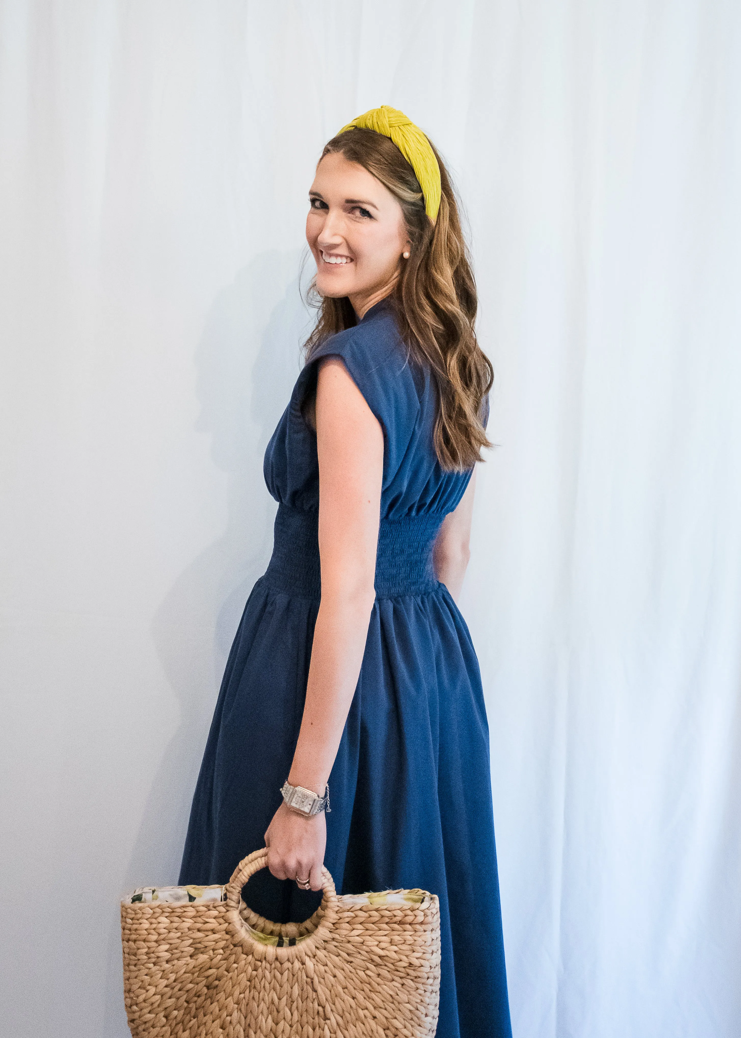 Oh so Chic! Navy Zipper Dress