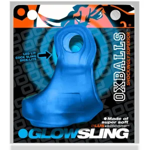 Oxballs Glowsling Cocksling Led - Blue Ice