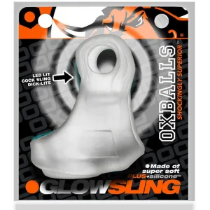 Oxballs Glowsling Cocksling Led - Clear Ice