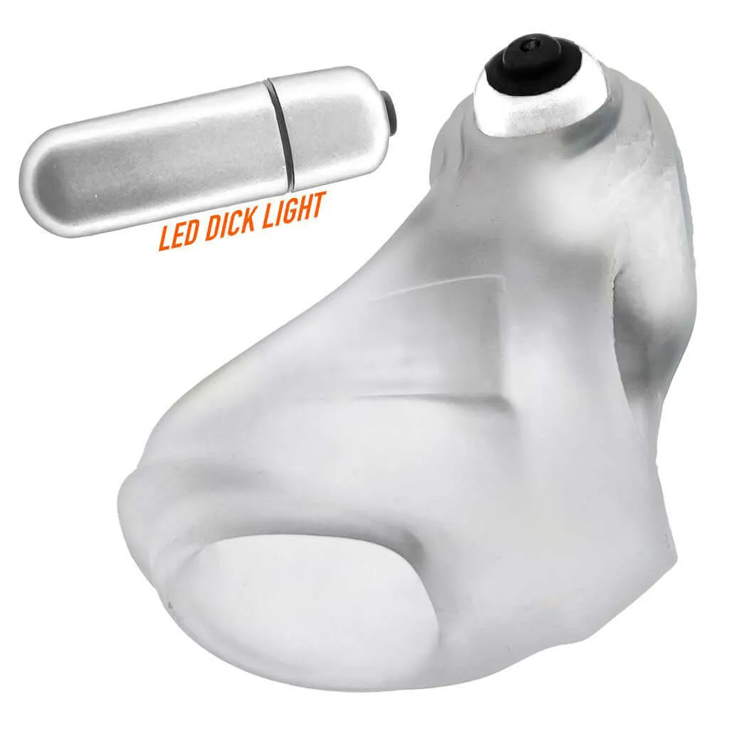 Oxballs Glowsling Cocksling Led - Clear Ice