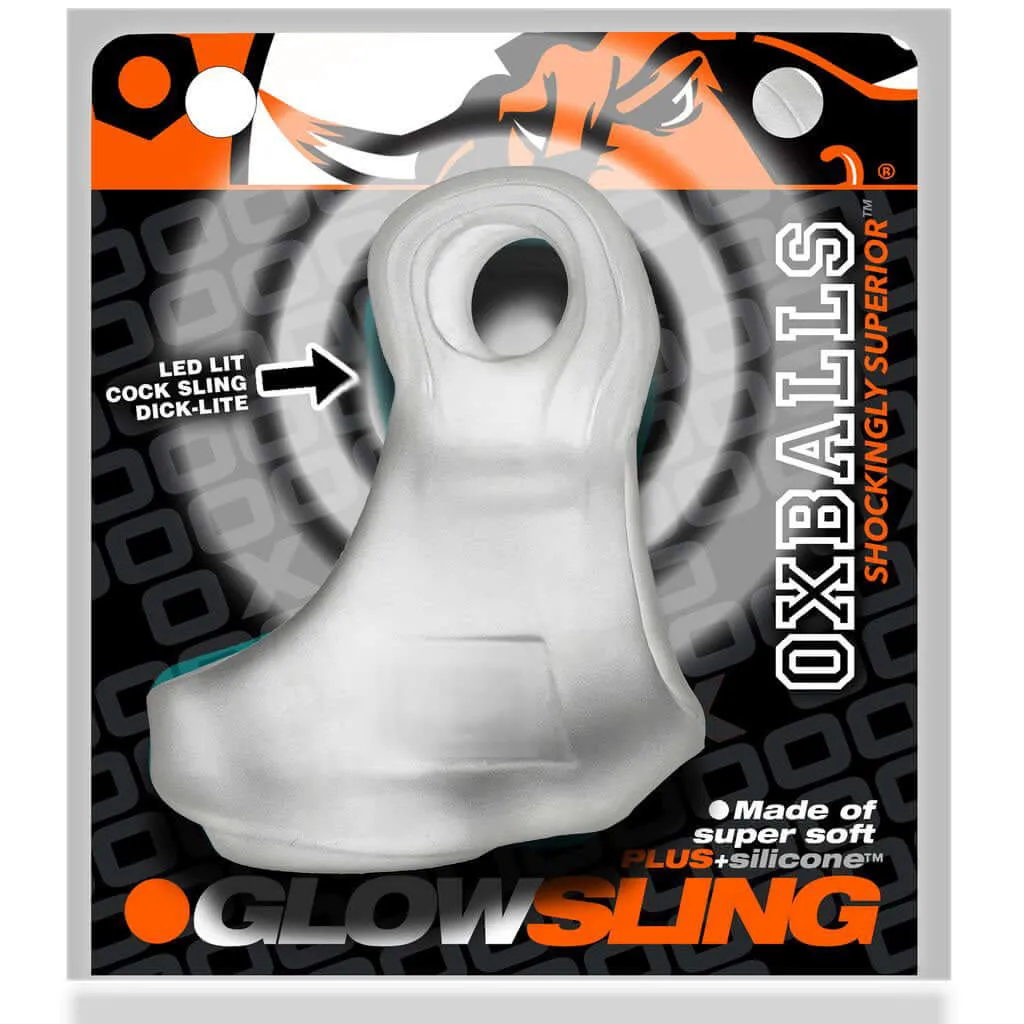 Oxballs Glowsling Cocksling Led - Clear Ice