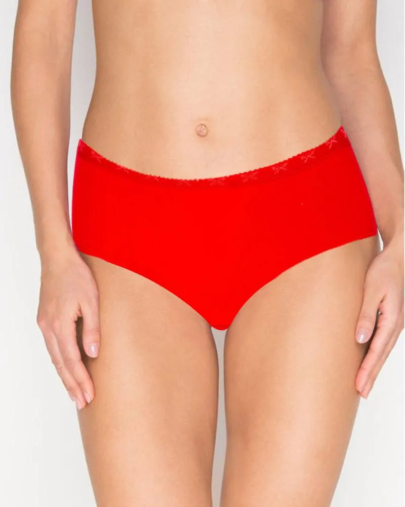 Pack of 3 - Sexy Soft Plain Cotton Panty For Ladies
