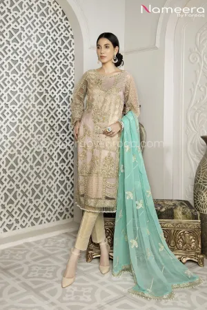 Pakistani Designer Party Wear Dress for Girls #BP174