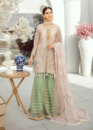 Pakistani Sharara With Hand Embellished Embroidery # CA133