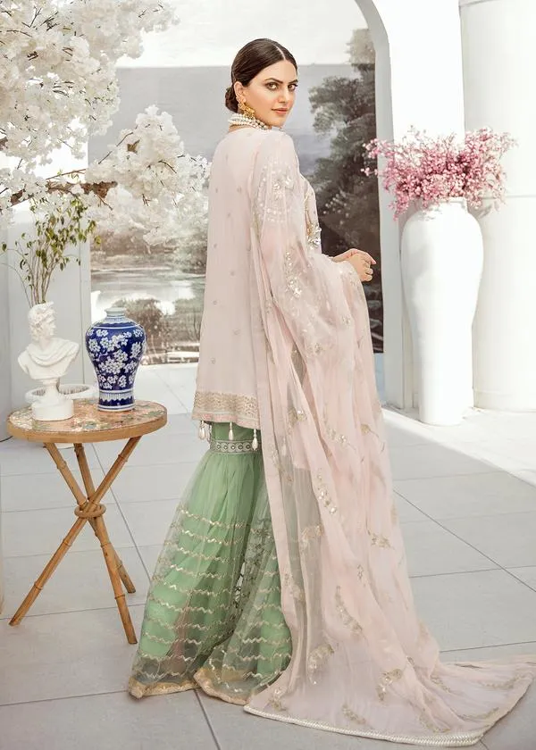 Pakistani Sharara With Hand Embellished Embroidery # CA133