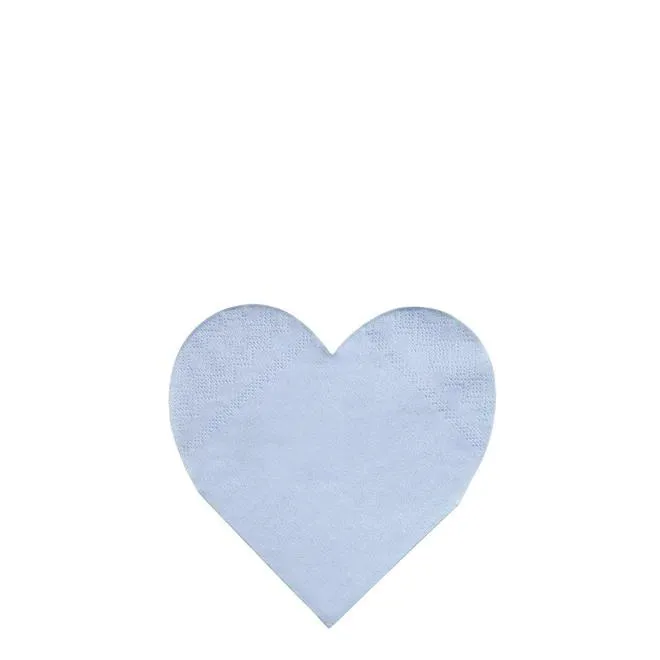 Party Palette Heart Large Napkins