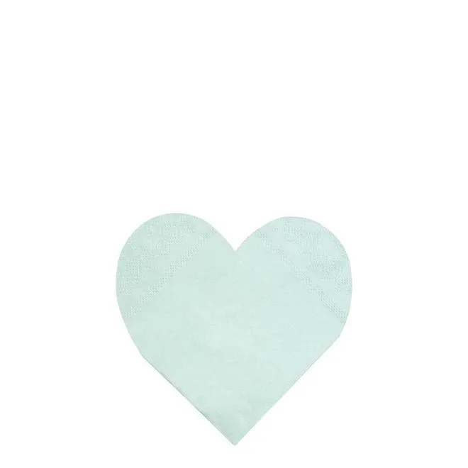 Party Palette Heart Large Napkins