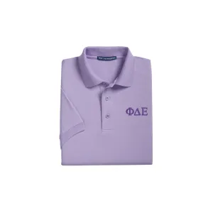 Phi Delta Epsilon Cotton Pique Polo
