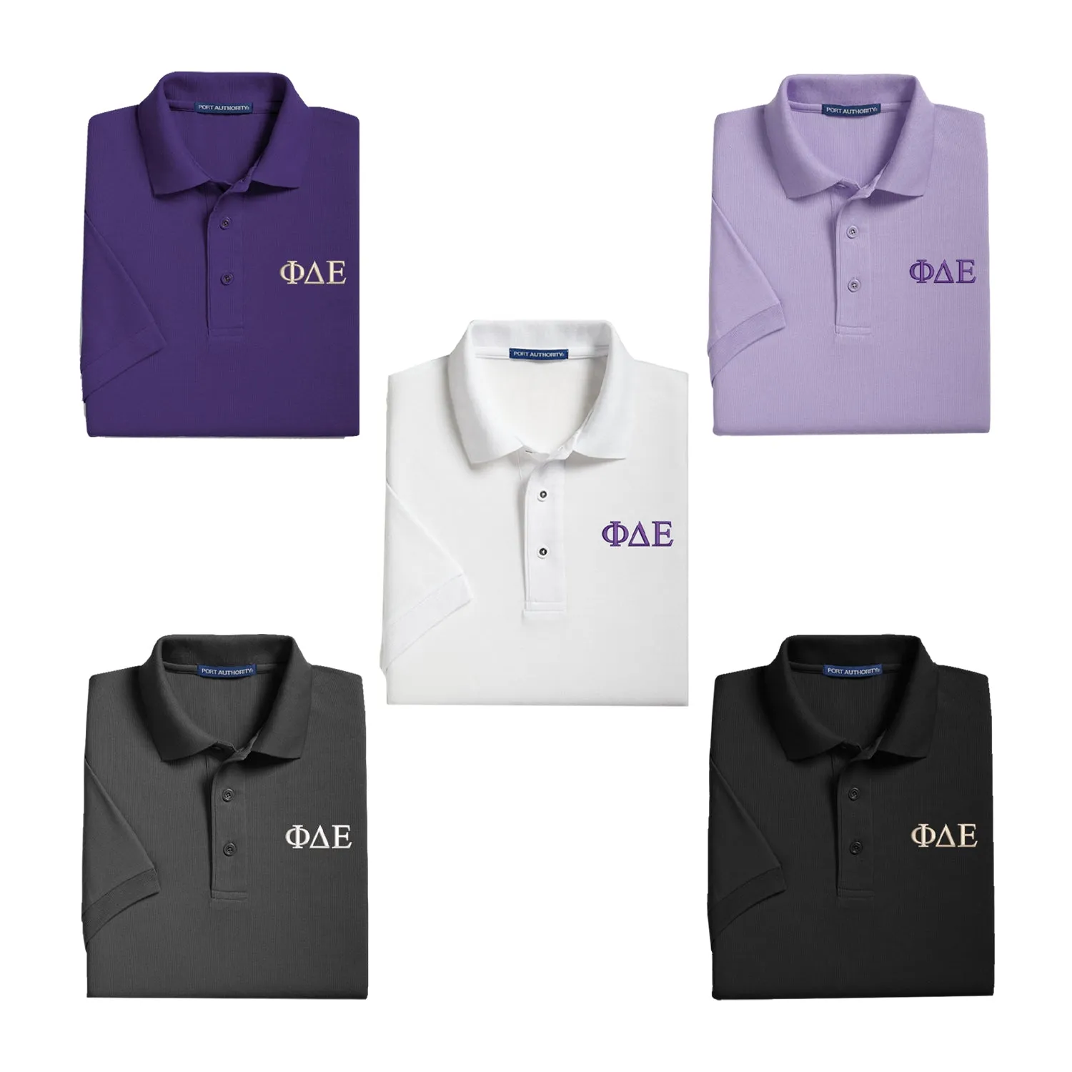 Phi Delta Epsilon Cotton Pique Polo