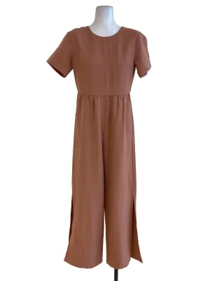 Pink Round Neck Jumpsuits TCL