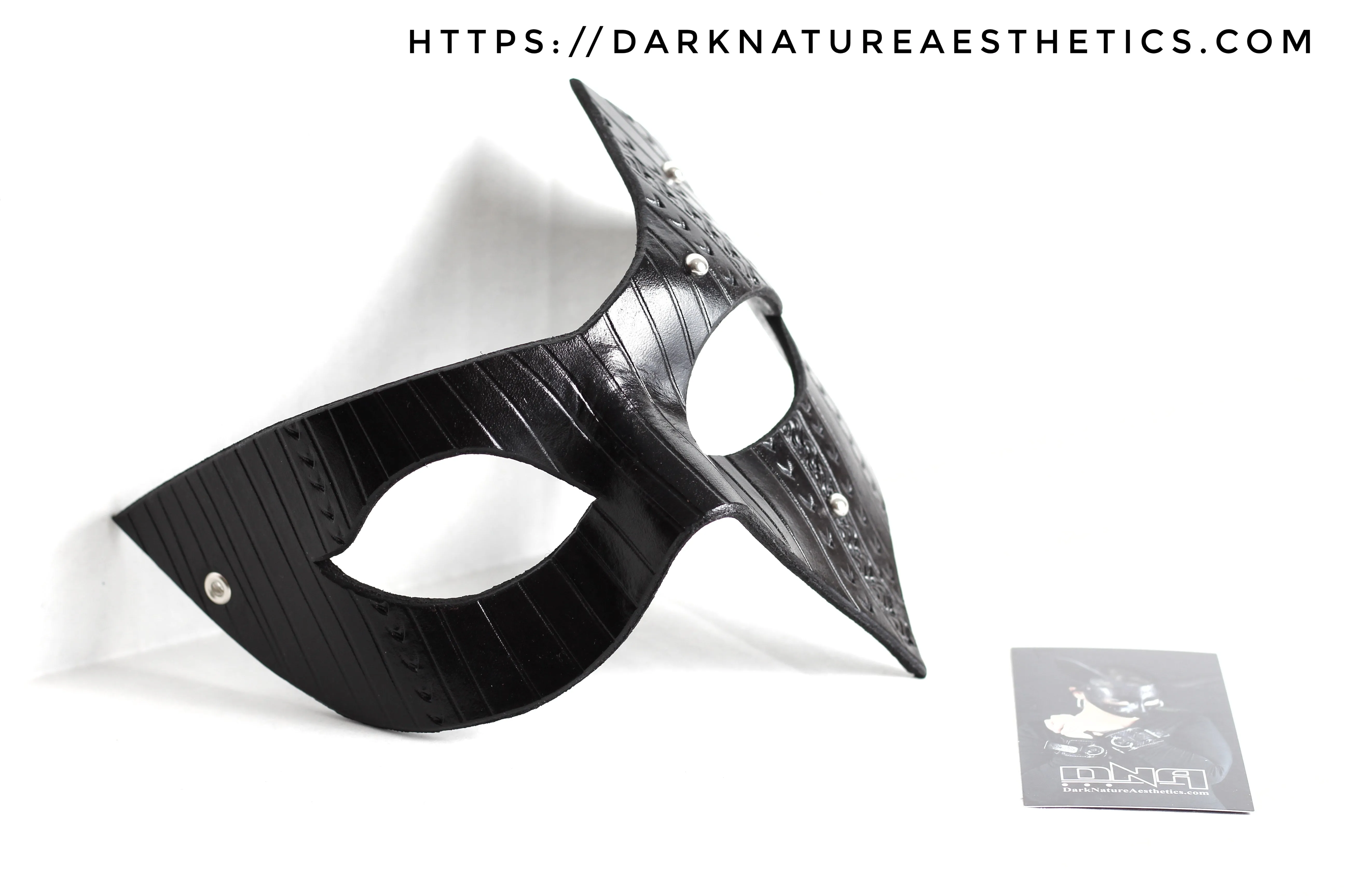 "Deep Abyss" Ardaric Asymmetric Leather Mask