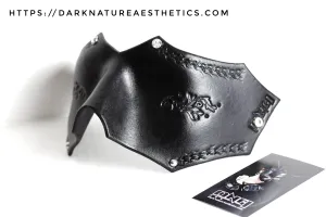 "Deep Abyss" Avina Leather Blindfold