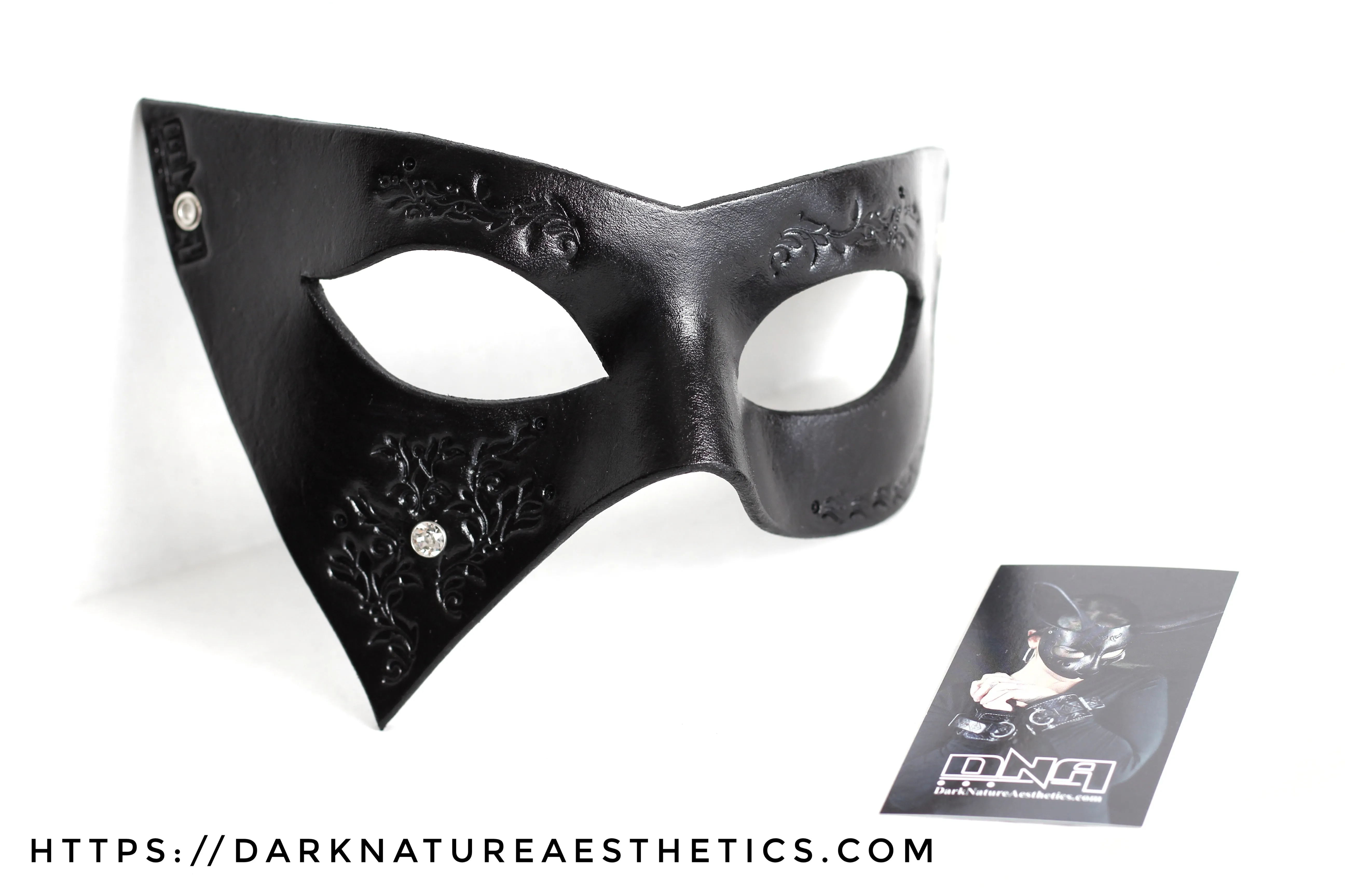 "Deep Abyss" Lucia Leather Mask