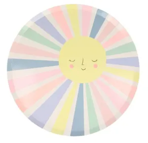 Rainbow Sun Dinner Plates