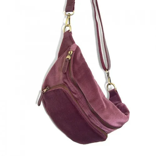 Rory Velvet Sling Belt Bag