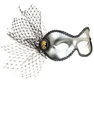Silver Masquerade Mask
