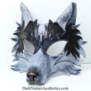 Snow "Helldog" Wolf Leather Mask/Hood