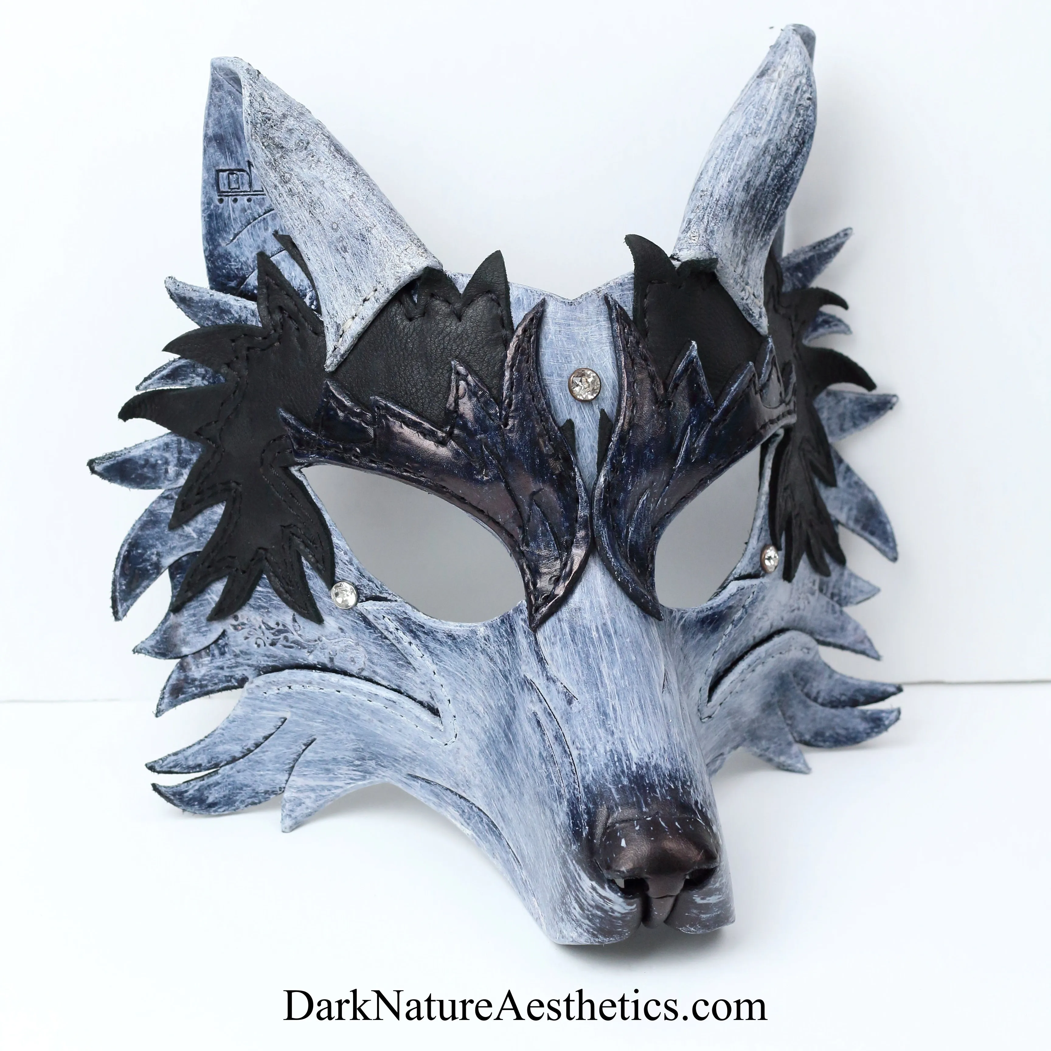 Snow "Helldog" Wolf Leather Mask/Hood
