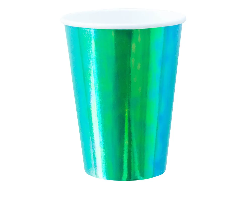 Solid Metallics : Highball cups : Posh Emerald City