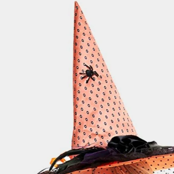 Spider Witch Halloween Hat With Veil