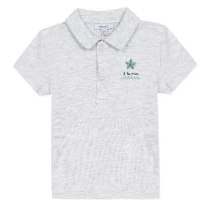 Star Grey Polo T-shirt