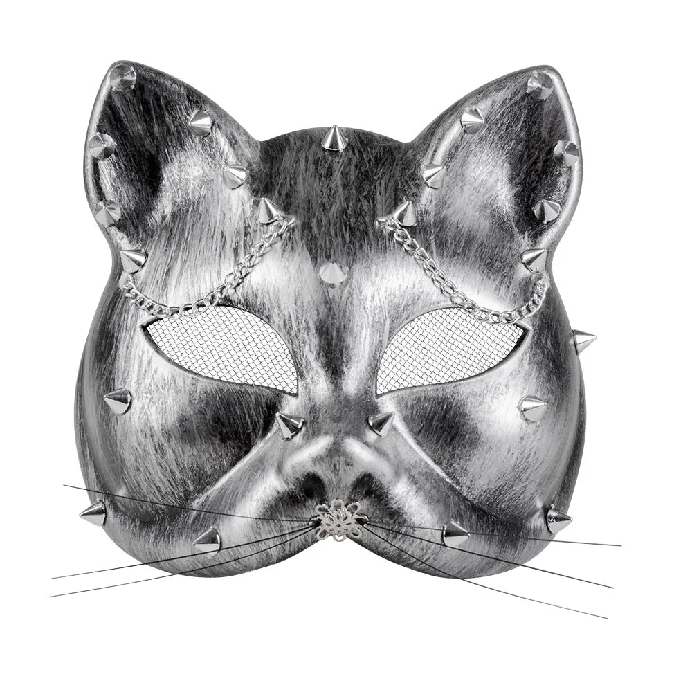 Steampunk Masquerade Steamwhisker Cat Mask