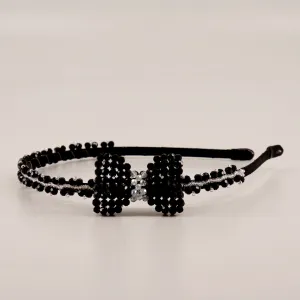 The Alice Crystal Bow Designer Headband