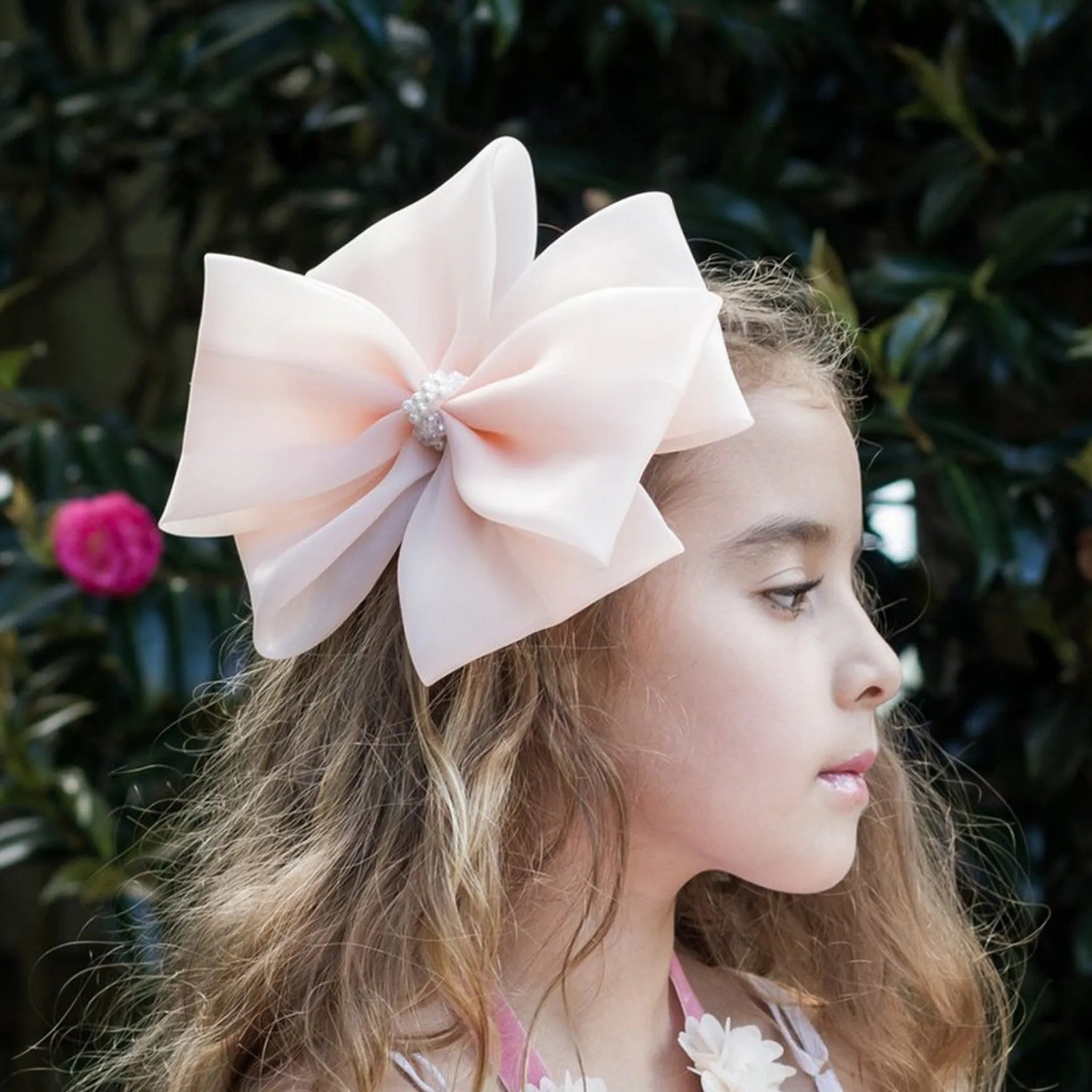 The Angel Wings White Bow Headband