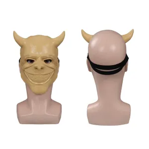 The Black Phone The Grabber Mask Cosplay Full Face Latex Masks Helmet Masquerade Halloween Party Costume Props