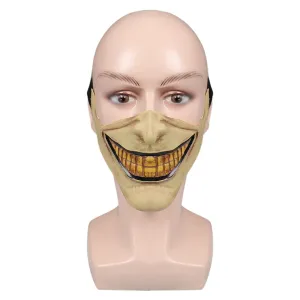 The Black Phone The Grabber Mask Cosplay Half Face Colorful Latex Masks Helmet Masquerade Halloween Party Costume Props