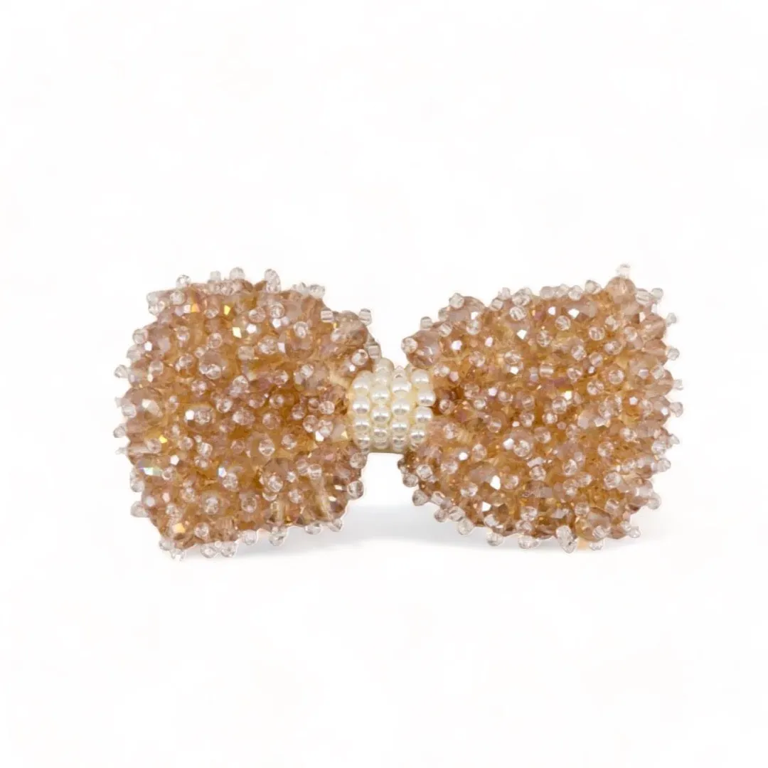 The Maitea Crystal Bow Hair Clip