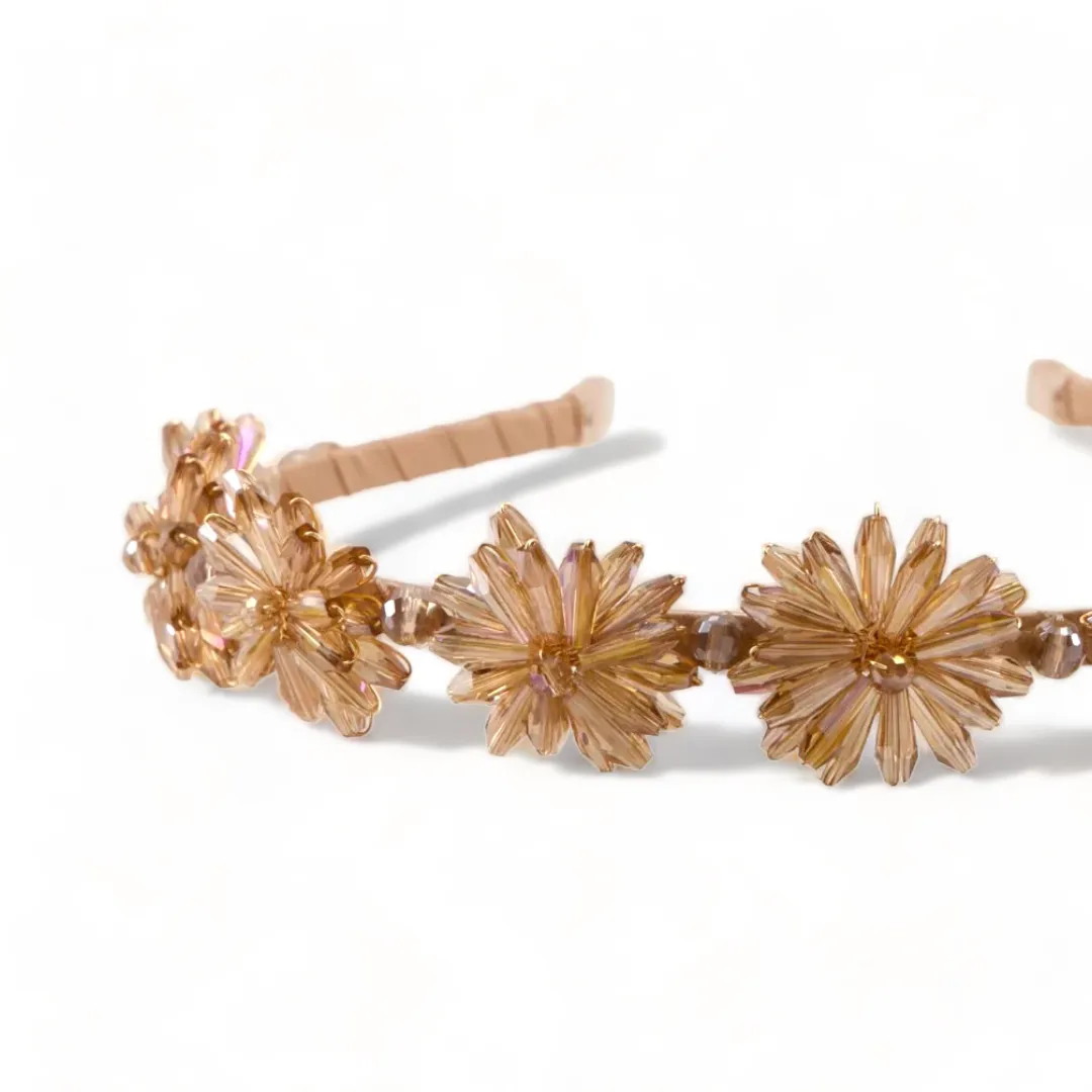The Nassandra Designer Crystal Headband