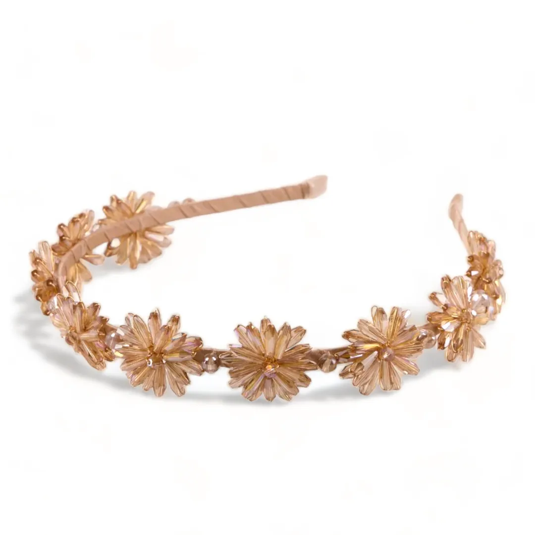 The Nassandra Designer Crystal Headband