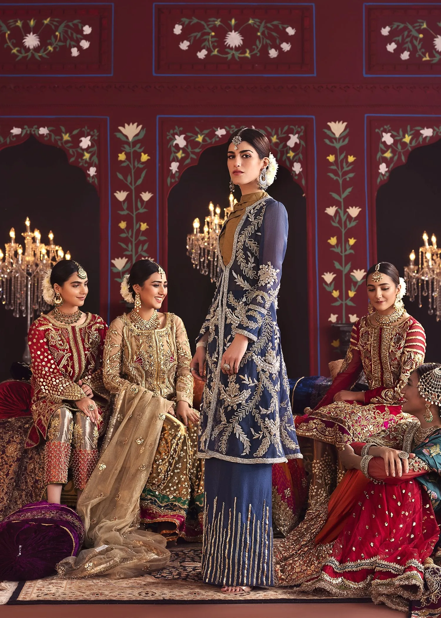 Wedding Party Outfit in Blue Color #N0025