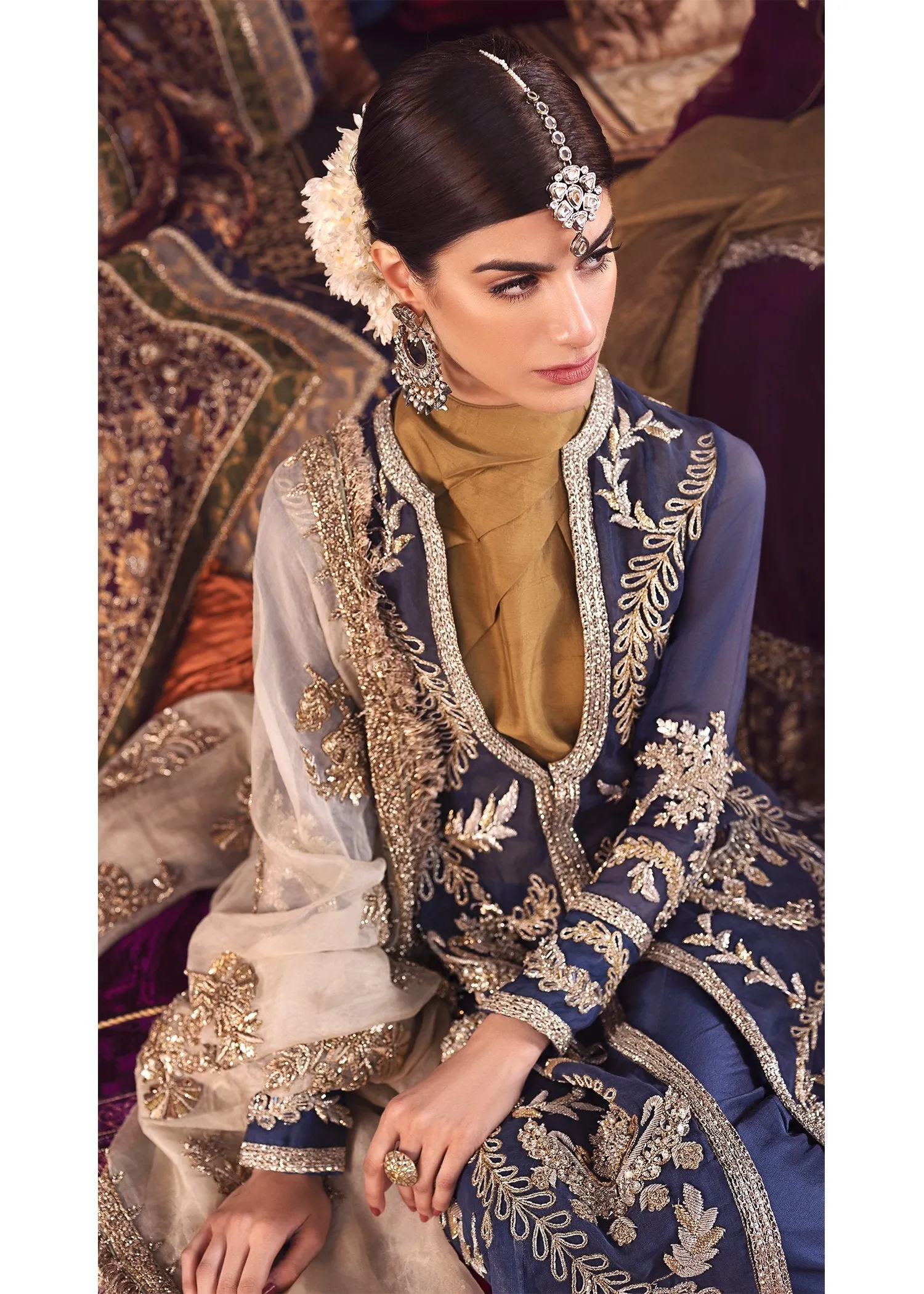 Wedding Party Outfit in Blue Color #N0025