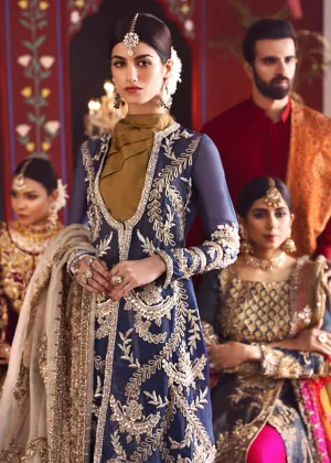 Wedding Party Outfit in Blue Color #N0025