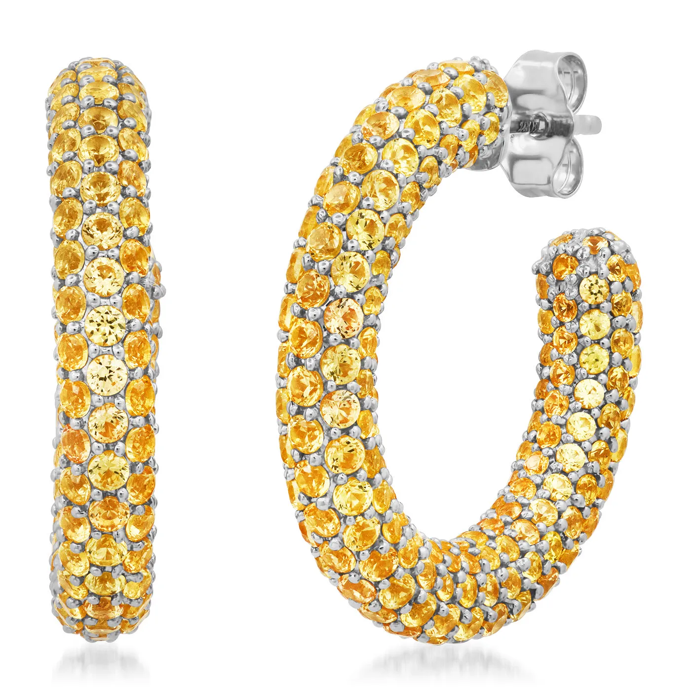 Yellow Sapphire Party Hoops